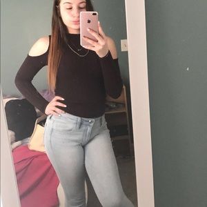 American eagle light wash skinny jean